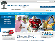 Tablet Screenshot of buscemiortho.com